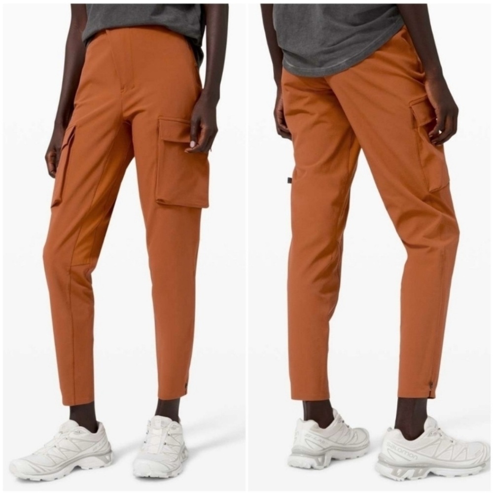 LN Lululemon Reykur cargo performance wicking athleisure lifestyle yoga pants 4